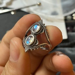 Moonstone S925 silver ring